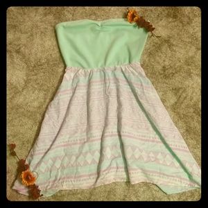 Strapless Roxy dress